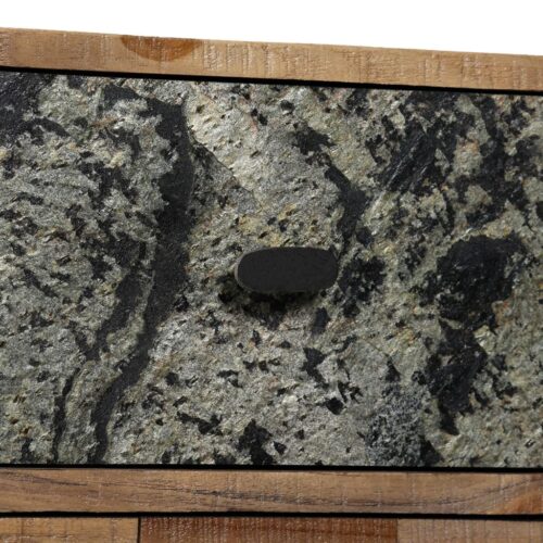 Side Cabinet with 6 Drawers 70x30x76cm Solid Reclaimed Teak - Image 7
