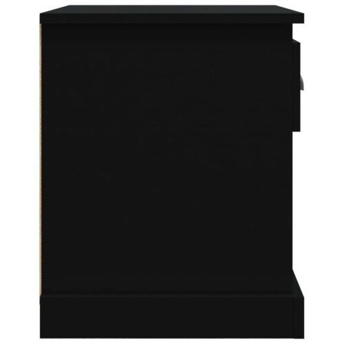 Bedside Cabinets 2pcs Black 39x39x47.5cm Engineered Wood - Image 9
