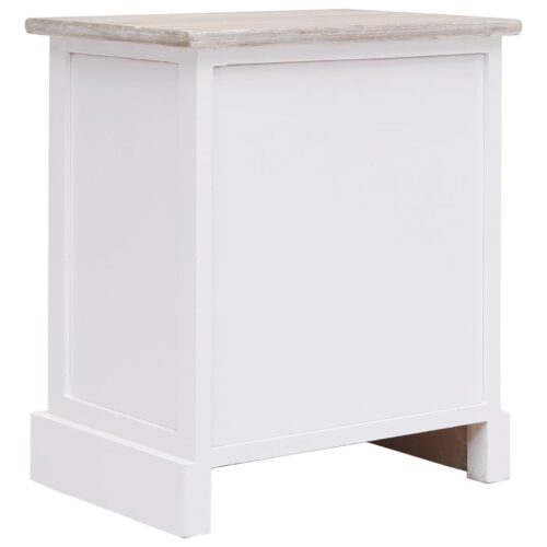 Bedside Cabinets 2pcs 38x28x45cm Paulownia Wood - Image 4