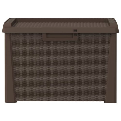 Garden Storage Box Brown 125L PP - Image 5