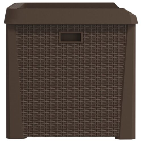 Garden Storage Box Brown 125L PP - Image 6