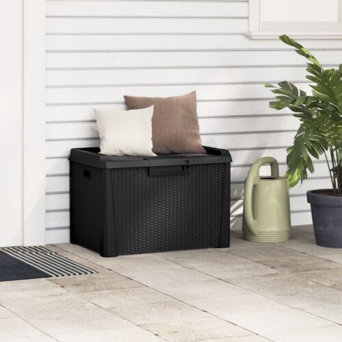Garden Storage Box Anthracite 125L PP - Image 3