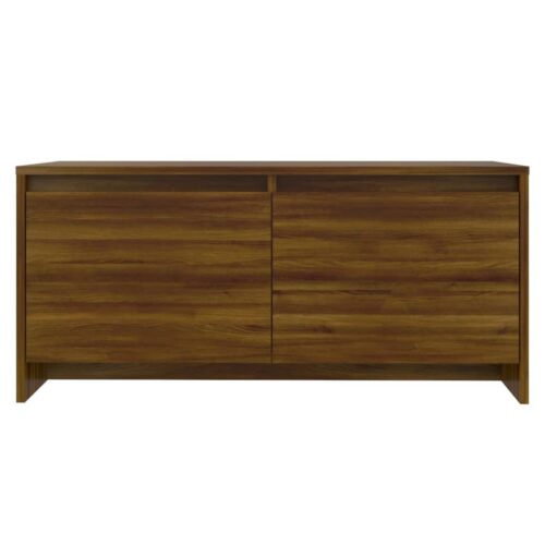 Coffee Table Brown Oak 90x50x41.5cm Engineered Wood - Image 5