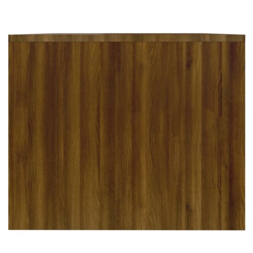Coffee Table Brown Oak 90x50x41.5cm Engineered Wood - Image 6
