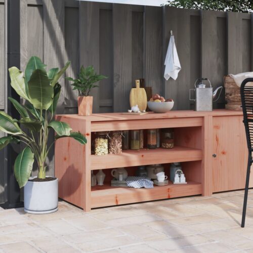 Outdoor Kitchen Cabinet 106x55x64cm Solid Wood Douglas - Image 11