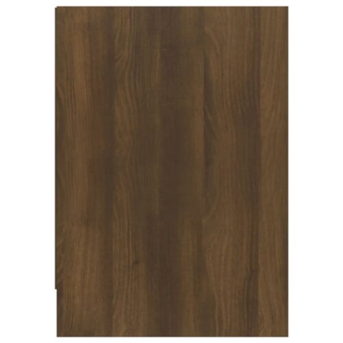 TV Cabinet Brown Oak 146.5x35x50cm Engineered Wood - Image 6