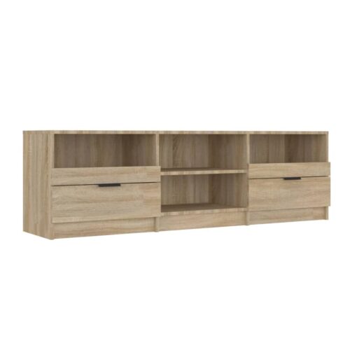 TV Cabinet Sonoma Oak 150x33.5x45cm Engineered Wood - Image 2