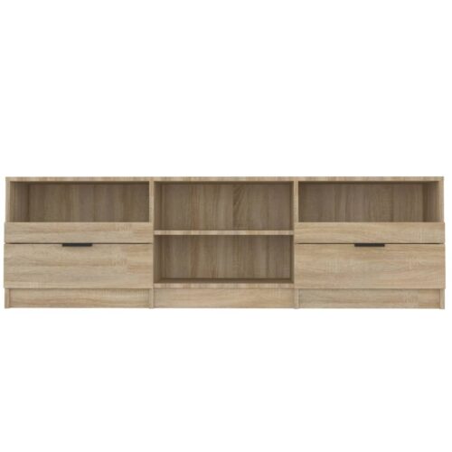 TV Cabinet Sonoma Oak 150x33.5x45cm Engineered Wood - Image 4