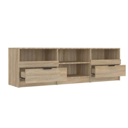 TV Cabinet Sonoma Oak 150x33.5x45cm Engineered Wood - Image 5