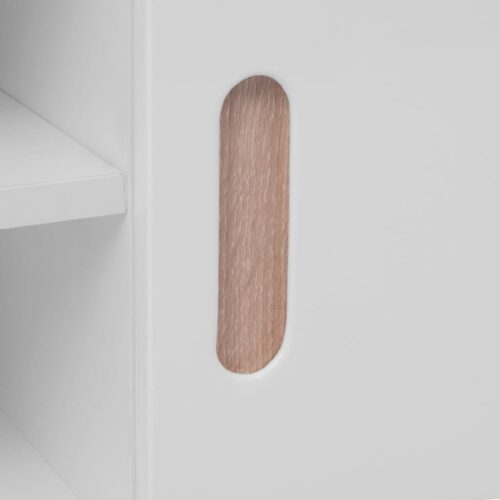 TV Stand MDF 150x35x48.5cm High Gloss White - Image 4