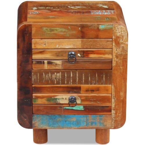 Night Cabinet Solid Reclaimed Wood 43x33x51cm - Image 3