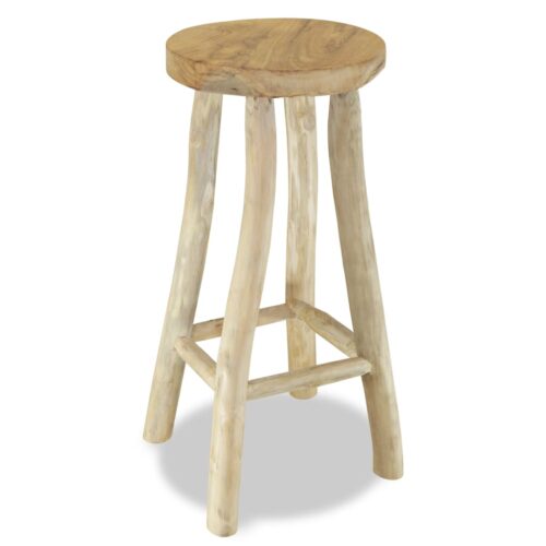 Bar Stool Solid Teak Wood - Image 5