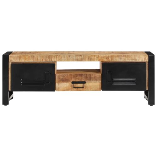 TV Cabinet 120x30x40cm Solid Wood Mango - Image 2