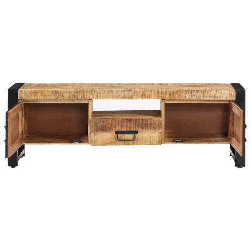 TV Cabinet 120x30x40cm Solid Wood Mango - Image 4