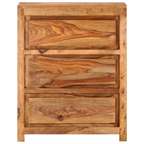 Drawer Cabinet 60x33x75cm Solid Wood Acacia - Image 2