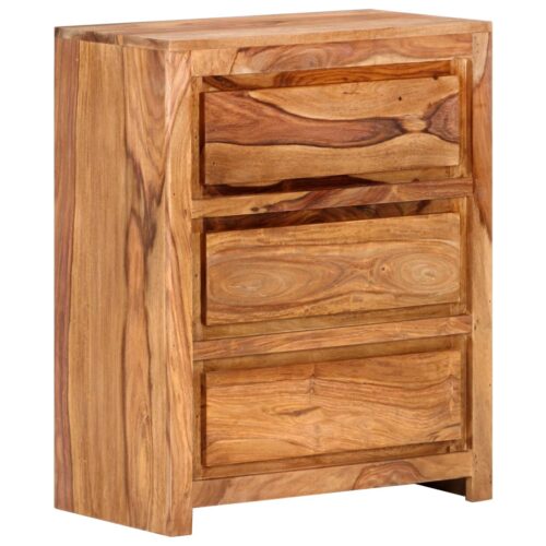 Drawer Cabinet 60x33x75cm Solid Wood Acacia - Image 10