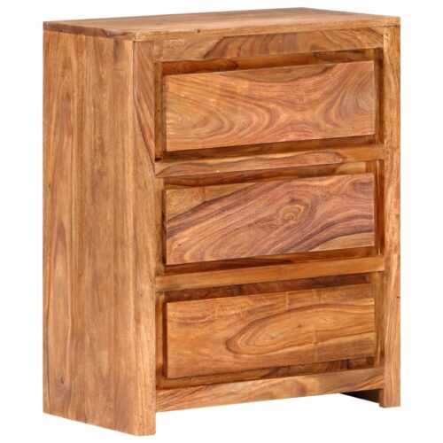 Drawer Cabinet 60x33x75cm Solid Wood Acacia - Image 11