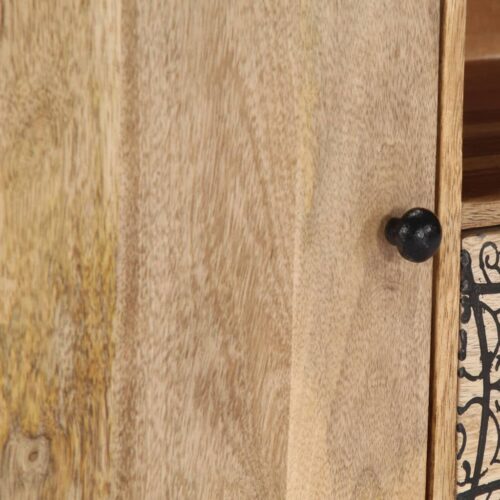 TV Cabinet 140x30x40cm Solid Mango Wood - Image 8