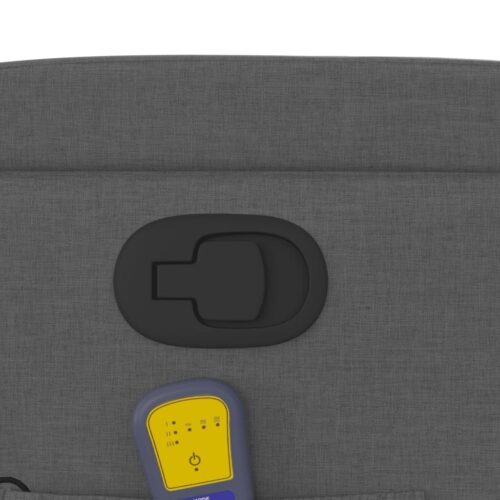 Stand up Massage Recliner Chair Dark Grey Fabric - Image 11