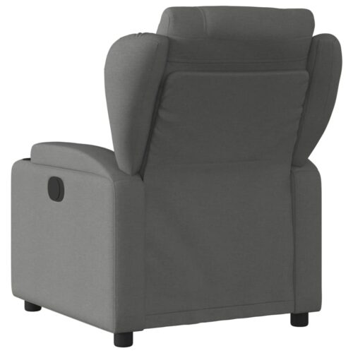 Electric Massage Recliner Chair Dark Grey Fabric - Image 4