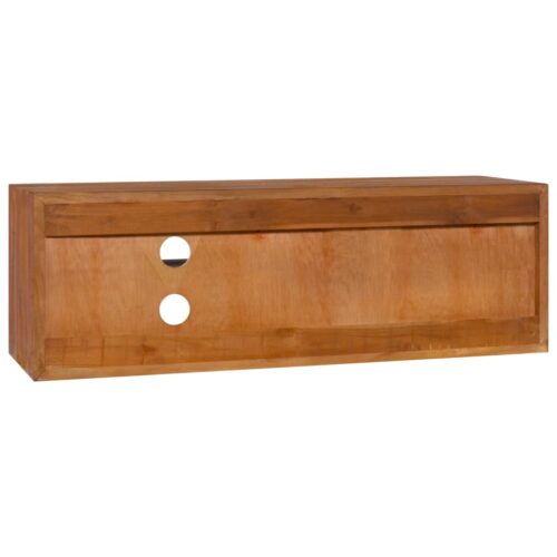 Wall-mounted TV Cabinet 180x30x30cm Solid Teak Wood - Image 6