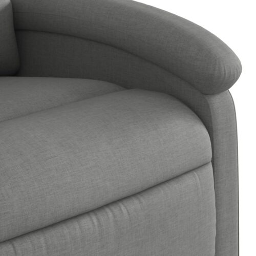 Electric Stand up Massage Recliner Chair Dark Grey Fabric - Image 10