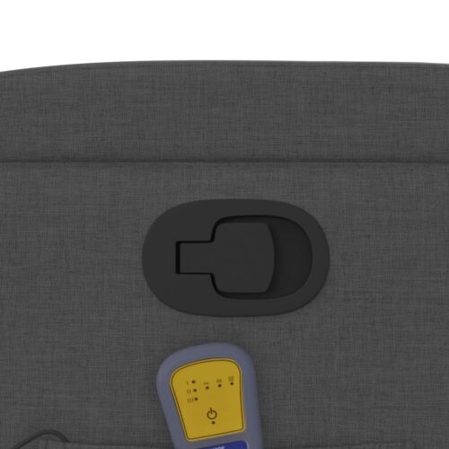Stand up Massage Recliner Chair Dark Grey Fabric - Image 11