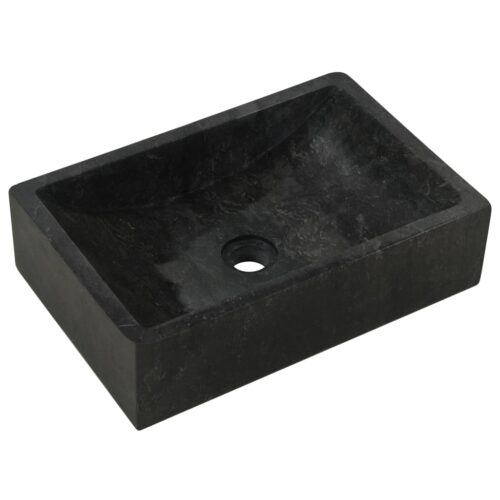 Bathroom Vanity Cabinet with Black Marble Sinks Solid Wood Teak - Image 5