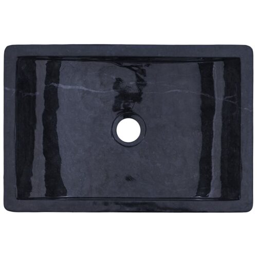 Bathroom Vanity Cabinet with Black Marble Sinks Solid Wood Teak - Image 9