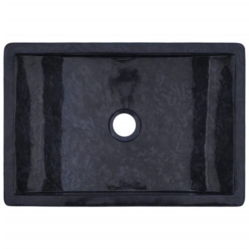 Bathroom Vanity Cabinet with Black Marble Sinks Solid Wood Teak - Image 11