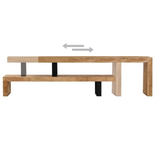 TV Stand Solid Mango Wood - Image 6