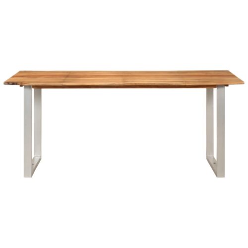 Dining Table 180x90x76cm Solid Acacia Wood - Image 2