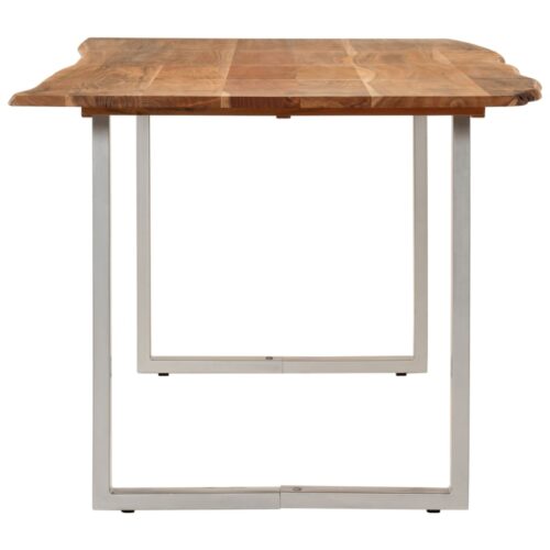 Dining Table 180x90x76cm Solid Acacia Wood - Image 3