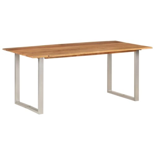 Dining Table 180x90x76cm Solid Acacia Wood - Image 10