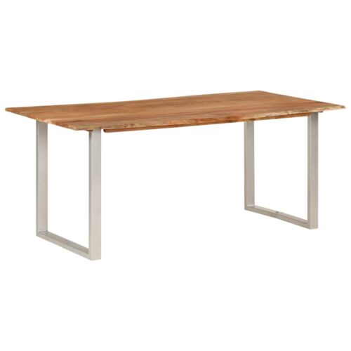 Dining Table 180x90x76cm Solid Acacia Wood - Image 11