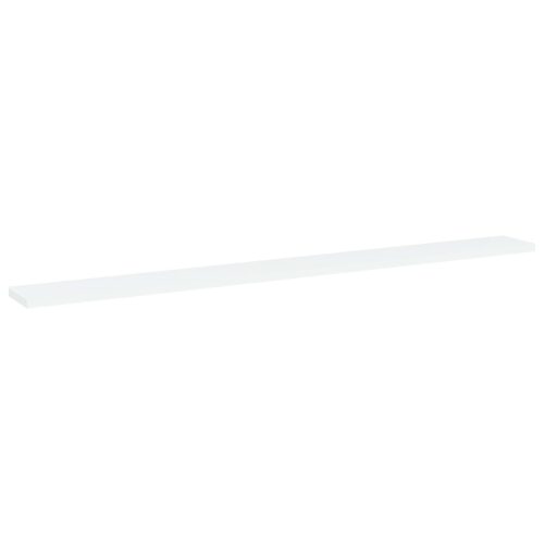 Bookshelf Boards 4pcs White 100x10x1.5cm Engineered Wood - Image 2
