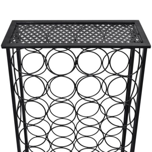 Wine Rack for 28 Bottles Metal - Image 4