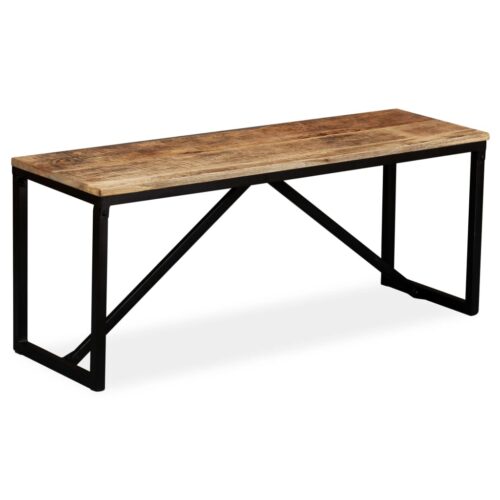Bench Solid Mango Wood 110x35x45cm