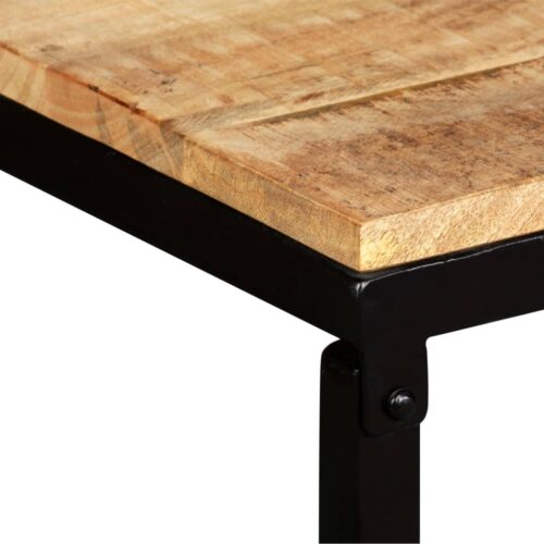 Bench Solid Mango Wood 110x35x45cm - Image 5