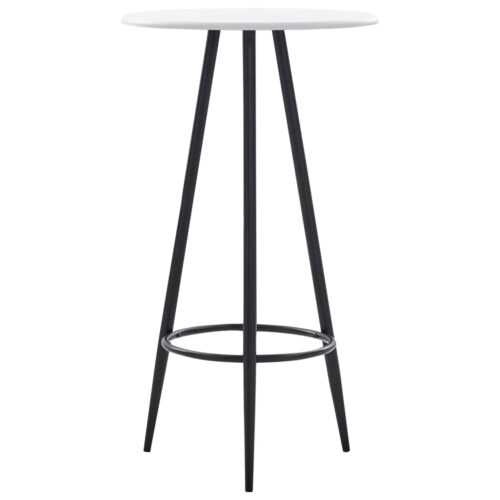 Bar Table White 60x107.5cm MDF