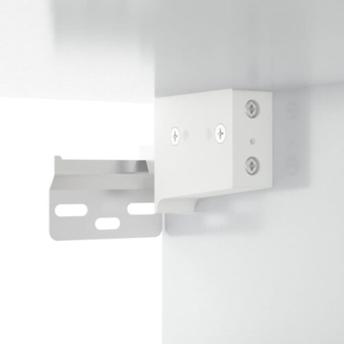 Hanging TV Cabinet High Gloss White 80x36x25cm Engineered Wood - Image 9