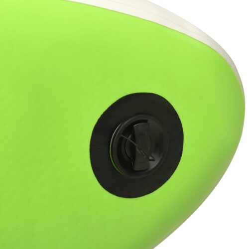 Inflatable Stand Up Paddleboard Set 320x76x15cm Green - Image 8