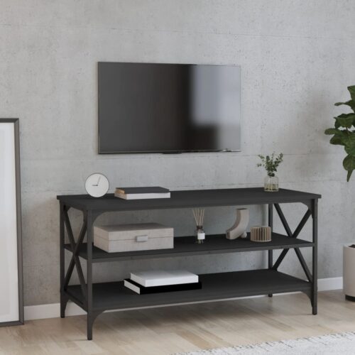 TV Cabinet Black 100x40x50cm Engineered Wood