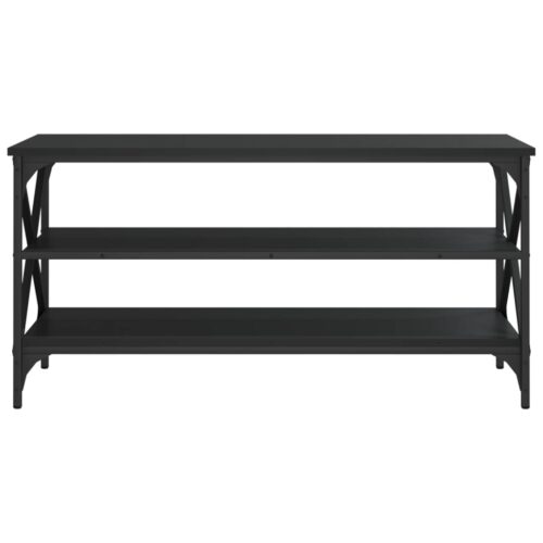 TV Cabinet Black 100x40x50cm Engineered Wood - Image 4