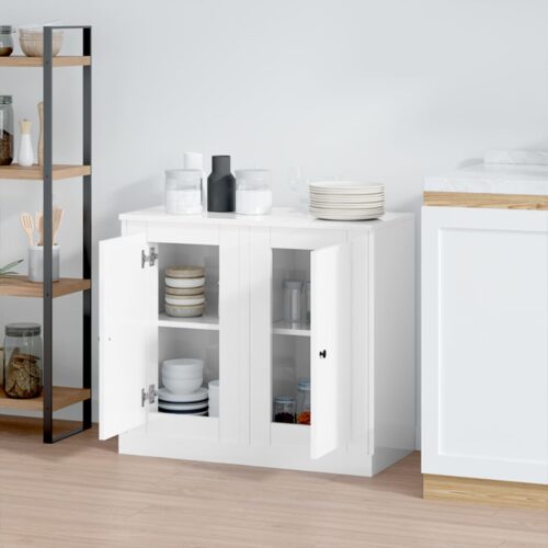 Sideboards 2pcs High Gloss White 37.5x35.5x67.5cm Engineered Wood - Image 3
