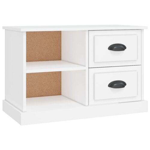 TV Cabinet White 73x35.5x47.5cm Engineered Wood - Image 2
