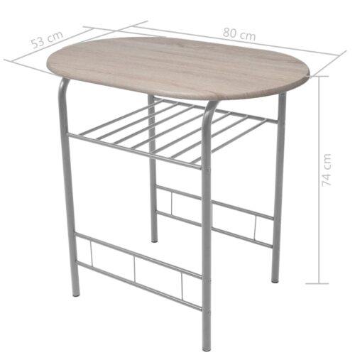 Breakfast Bar Set MDF - Image 8