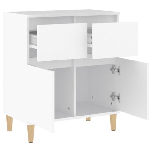 Sideboard White 60x35x70cm Engineered Wood - Image 6