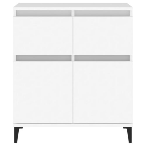Wooden Buffet Sideboard Cabinet Storage Dresser Drawers Cupboard Table White - Image 7