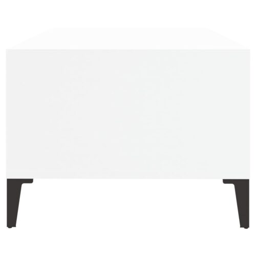 Coffee Table White 90x50x36.5cm Engineered Wood - Image 7